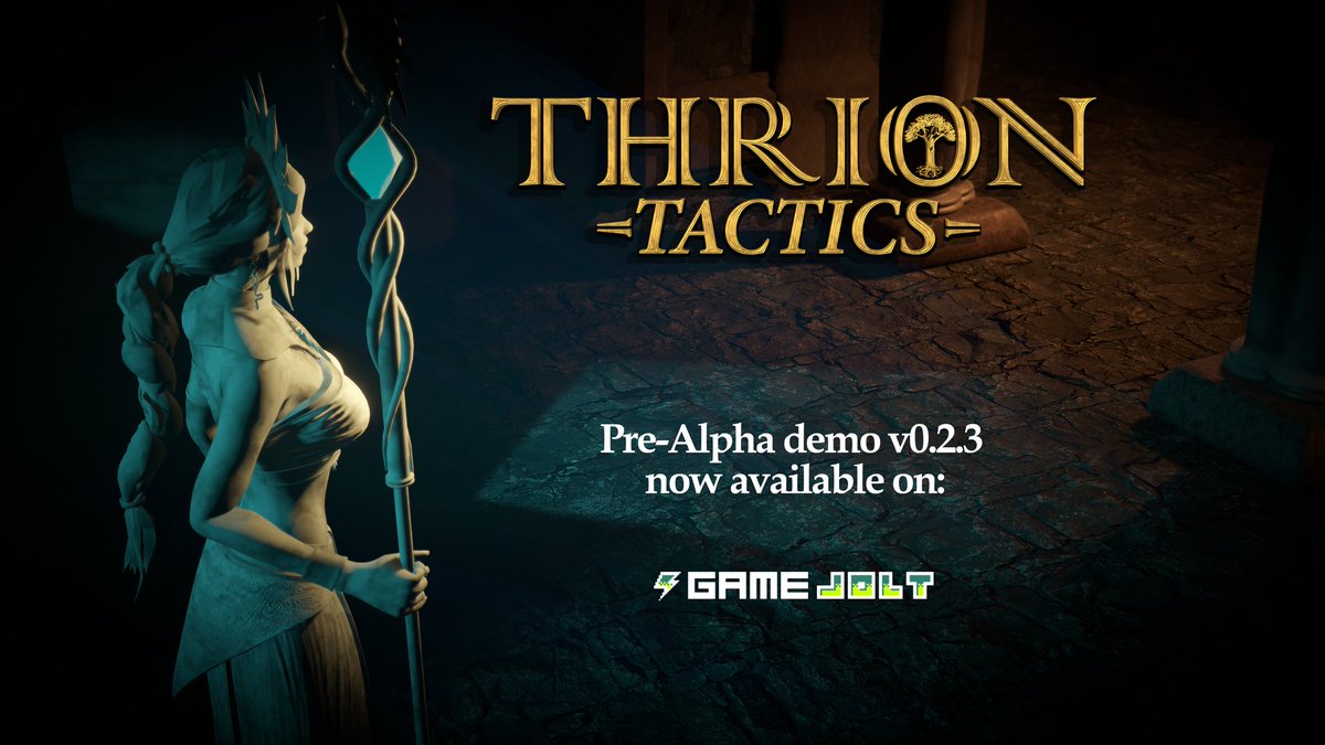 Pyles_Studio's tweet image. 🎮 Exciting News Gamers! 🌟

We're thrilled to announce that the pre-alpha demo of "Thrion Tactics" is now available for public download on Game Jolt!

👉 Get your first taste of "Thrion Tactics" here: gamejolt.com/games/ThrionTa…

#newgame #demotest #prealpha #indiegames #upcoming