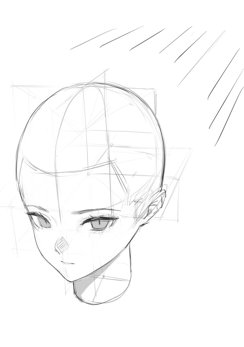 顔の作例のために今日描いたやつら 