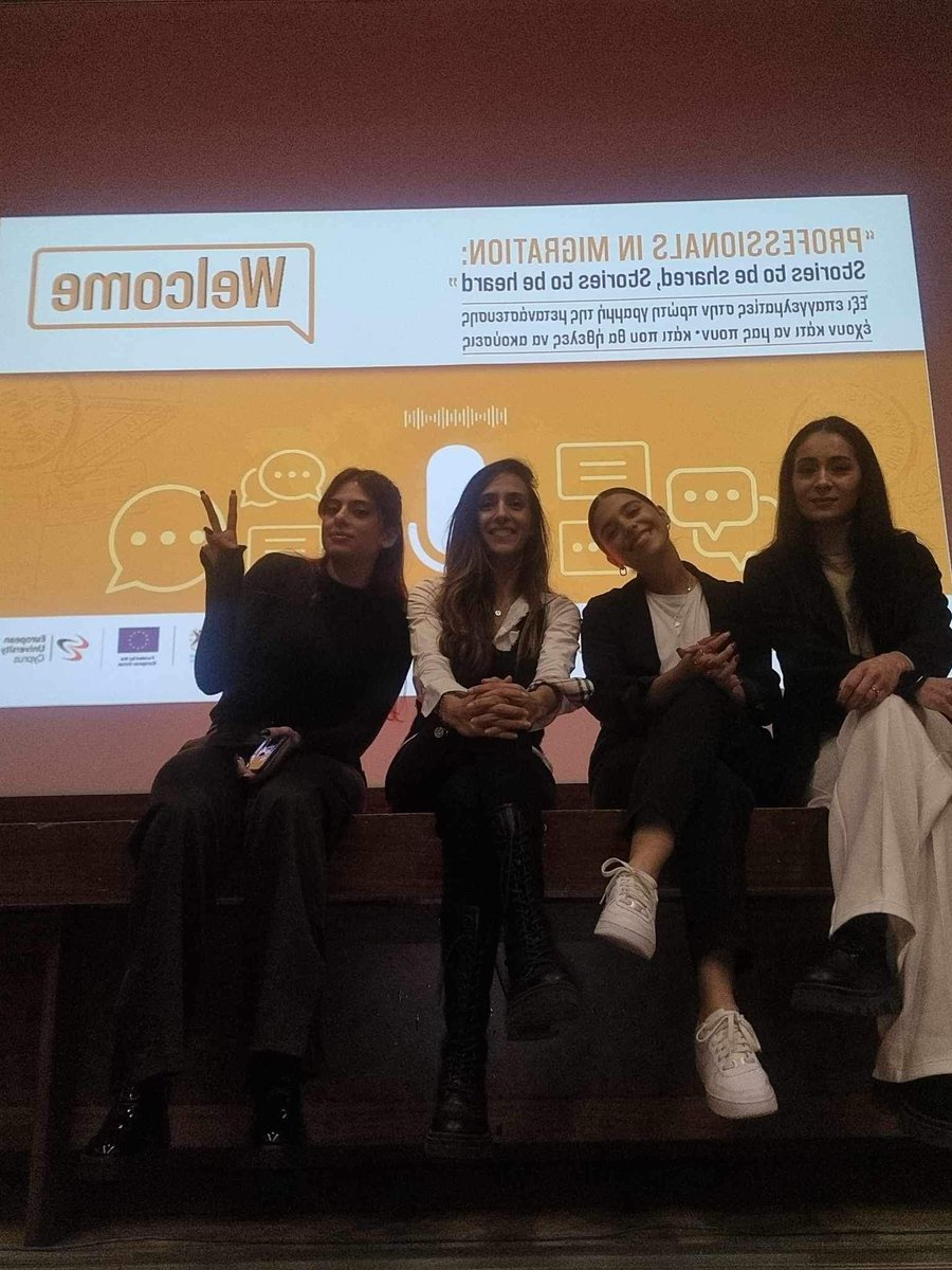 OTwithRefugees's tweet photo. Sharing stories and reflecting on how working in forced displacement contexts can reframe the way we view onourselves as practitioners and can shift our perspectives not only on our profession, but life, as well. @EMNCyprus @EuropeanUniCy https://t.co/6Gw6e5T1pf