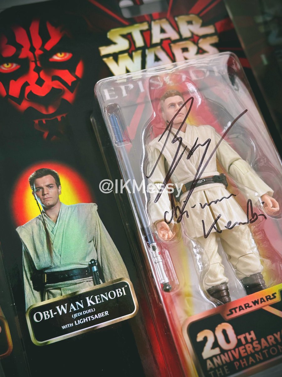 宝物。

#東京コミコン2023 
#TCC2023 
#ユアンマクレガー 
#EwanMcGregor 
#オビワンケノービ 
#ObiwanKenobi 
#スターウォーズ 
#StarWars