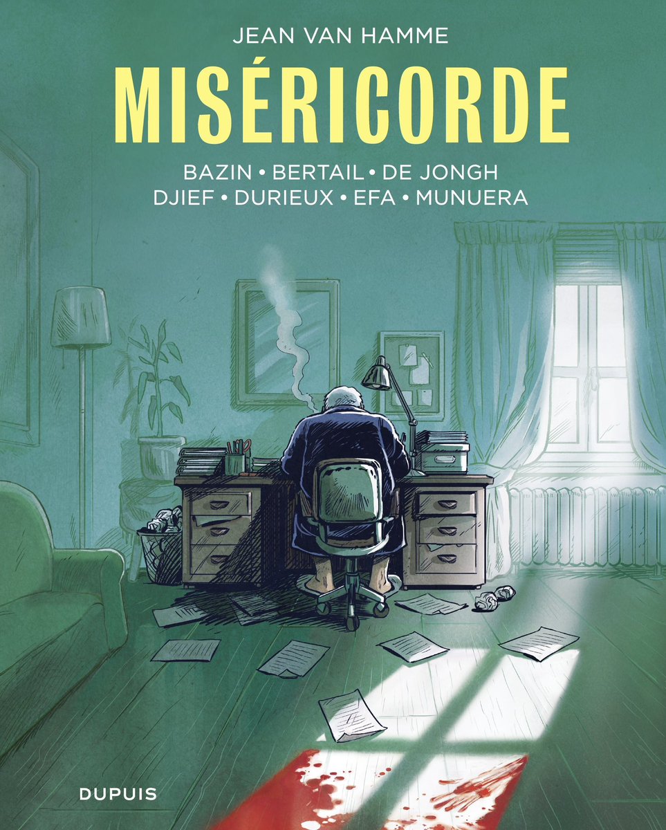 3gr3S_S3rg3's tweet photo. Le dimanche c’est lecture 

- Miséricorde 🕵🏼‍♂️
#JeanVanHamme #Bazin #Bertail #DeJongh #Djief #Durieux #Efa #Munuera @EditionsDupuis https://t.co/8E23yit9gu