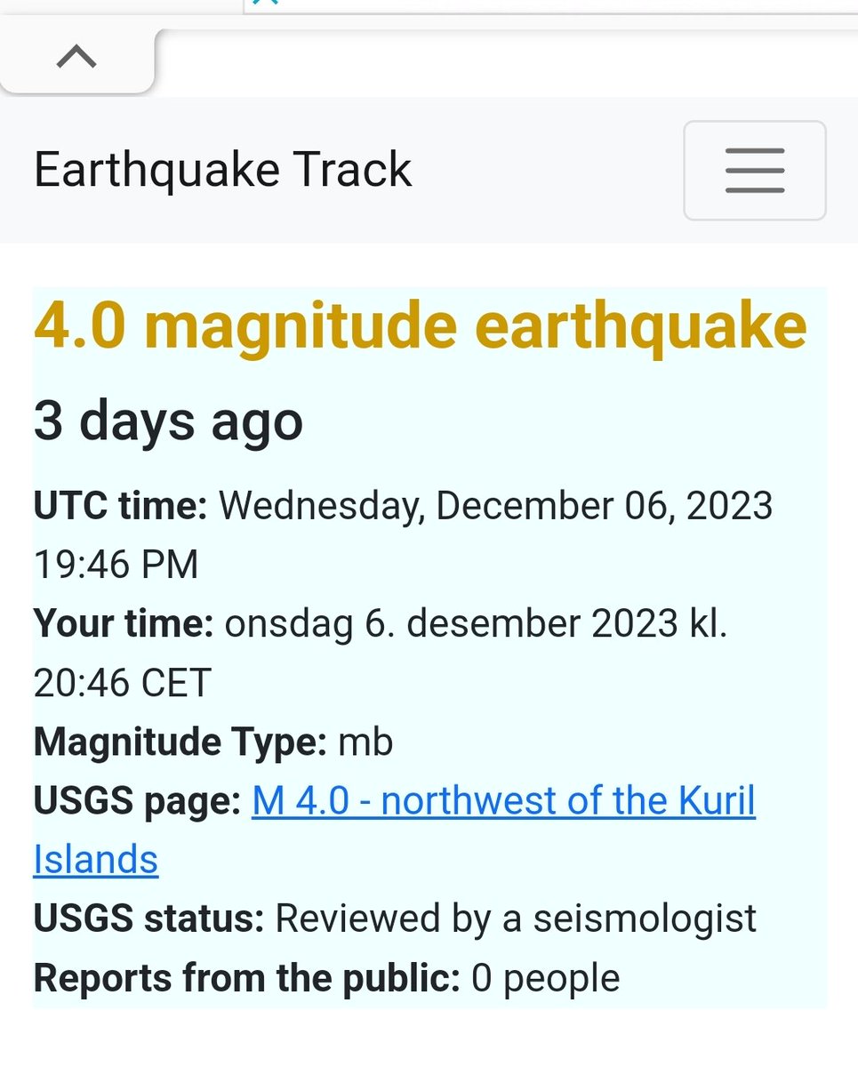 Lise_roenning's tweet photo. https://t.co/U9FcFSYAZM
Muligens en naturlig forklaring @dagbladet , med jordskjelv, solstorm, polskifte, havstrømmer. Men trist er det jo! #earthquakemap https://t.co/0NafusLIre