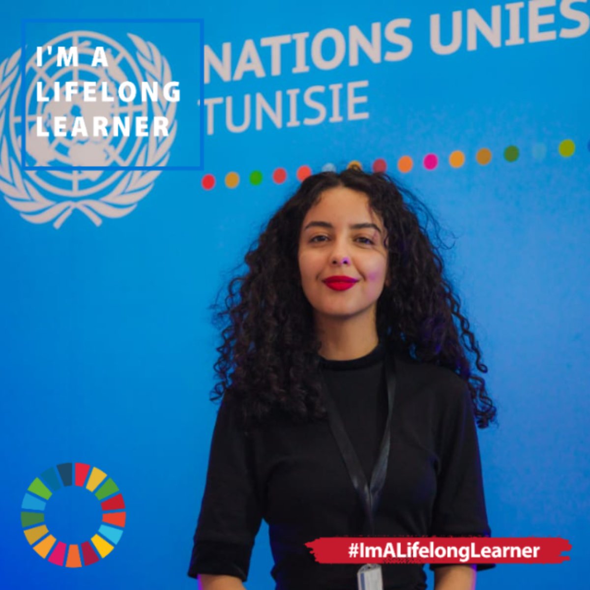 On #HumanRightsDay, discover the voices of our #ImALifelongLearner campaign, advocating for the #RightToEducation across all ages. 'I'm a lifelong learner because I believe in the power of knowledge to create positive change.' Chaima Bejaoui #Tunisia 👉🏽 on.unesco.org/3smApIh