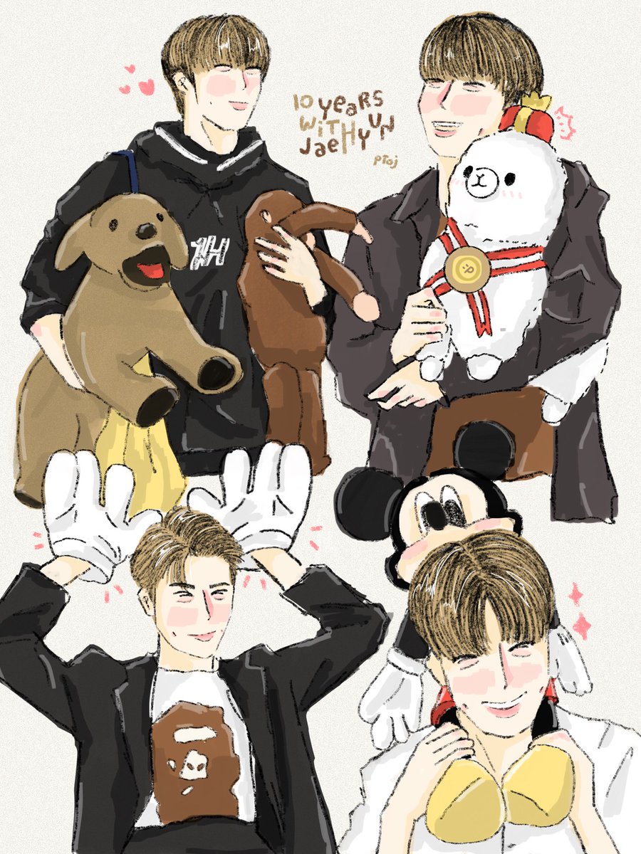 _ptoj's tweet photo. 🧸🍑🍞 
#10YearsWithJaehyun https://t.co/QMpCv5kLVd
