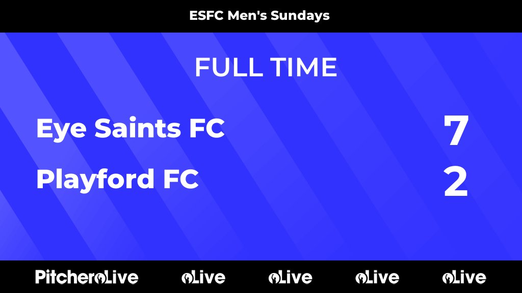 FULL TIME: Eye Saints FC 7 - 2 Playford FC
#EYEPLA #Pitchero
eyesaintsfc.com/teams/241538/m…