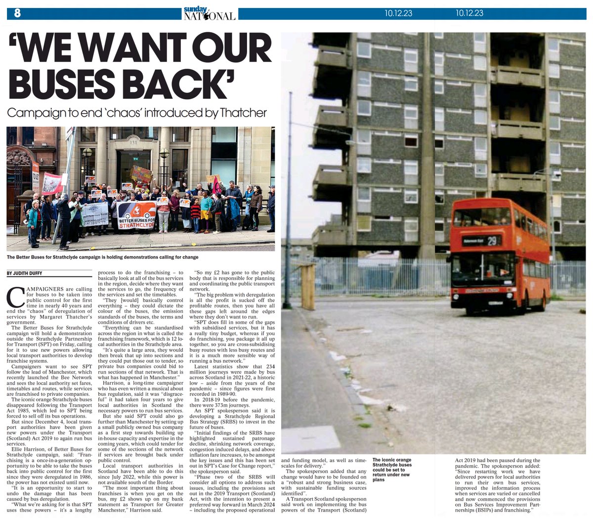 Better Buses for Strathclyde tweet media