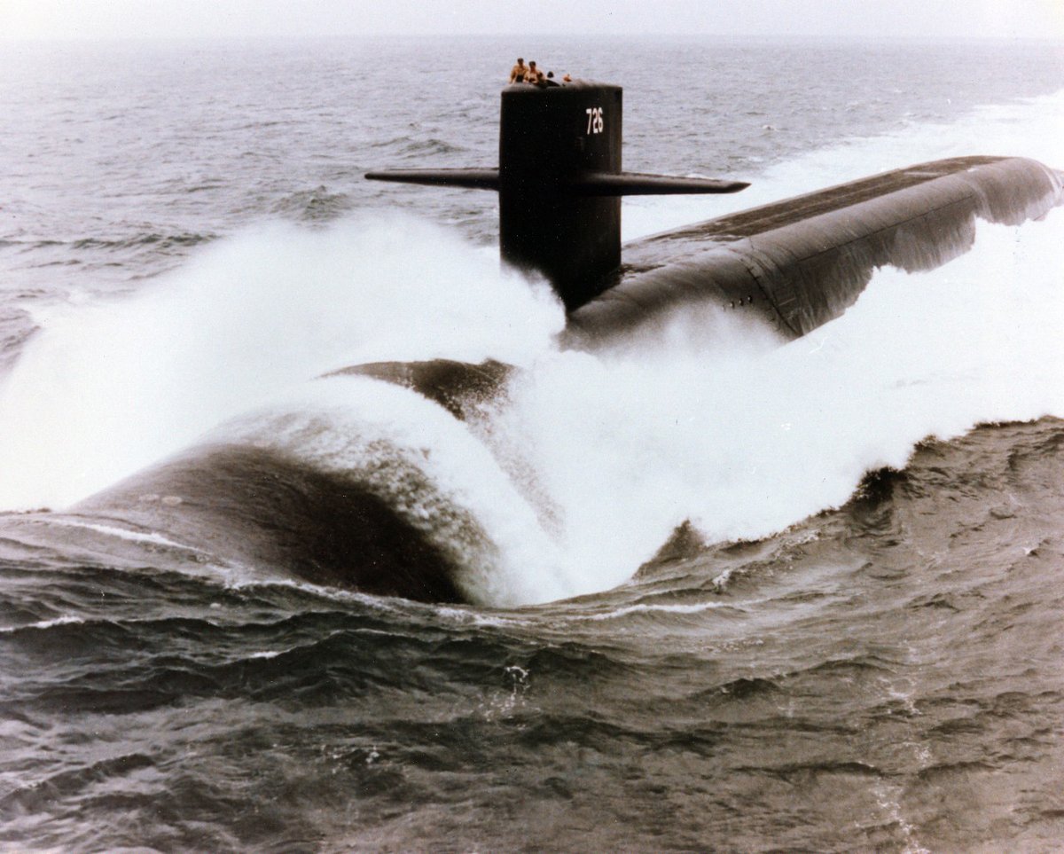 #OTD in 1982, the first Trident-class submarine, USS Ohio (SSBN 726) returned from her first deterrence mission. 

📸 courtesy of @USNHistory

#SubmarineSunday | #SilentService