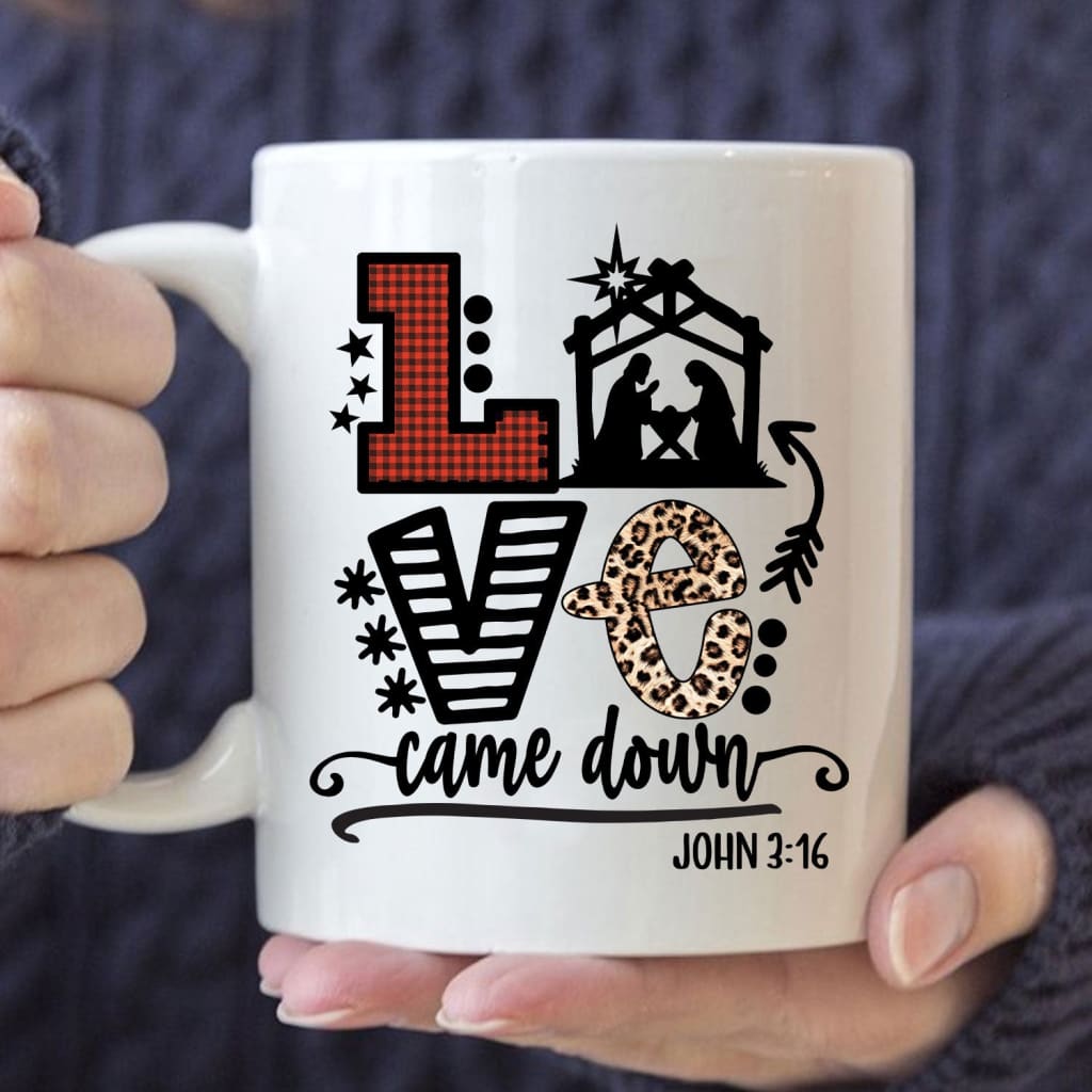 🎄 Embrace the True Spirit of Christmas with Our 'Love Came Down' John 3:16 Christmas Mug! 🌟
>> Order here: christfollowerlife.com/collections/ch…

#christfollowerlife #lovecamedown #John316 #christmas