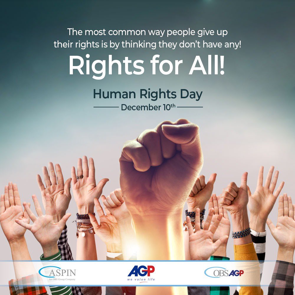 agp_limited's tweet photo. Observing Human Rights Day as a reminder that every person deserves respect, justice, and the full realization of their rights.
Empathy, Equality, and Empowerment!
#AGPLimited #OBSAGP #Aspin #RightsForAll #HumanRightsDay https://t.co/j8ZjPMFr4X