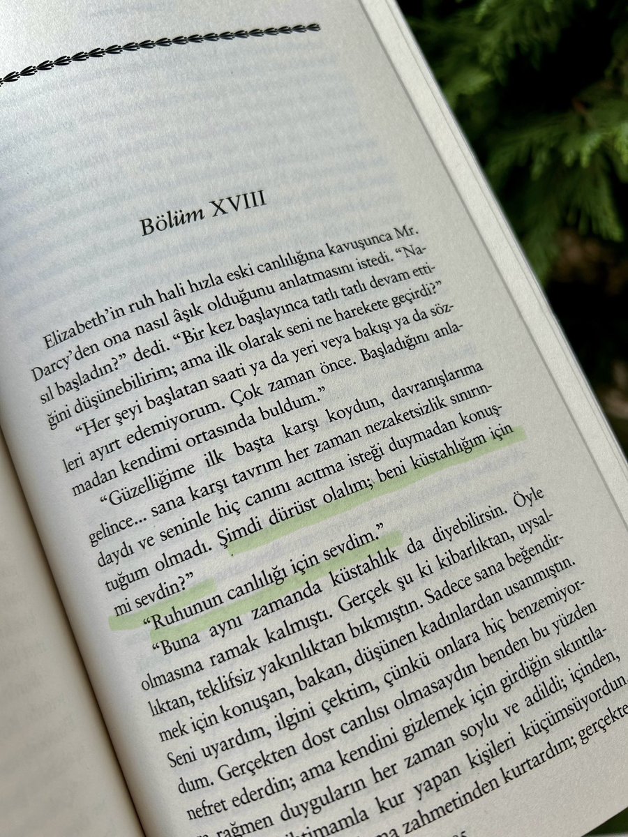 Şimdi dürüst olalım; beni küstahlığım için mi sevdin ?

“Ruhunun canlılığı için sevdim.”

✨Gurur Ve Önyargı✨