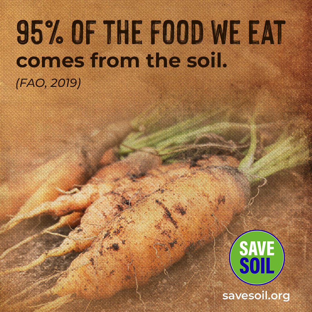 KuanFoo2's tweet photo. Do you aware that 95% of the food we eat comes from the soil. (FAO, 2019)  #SoilForClimateAction https://t.co/UvluBFZdGK