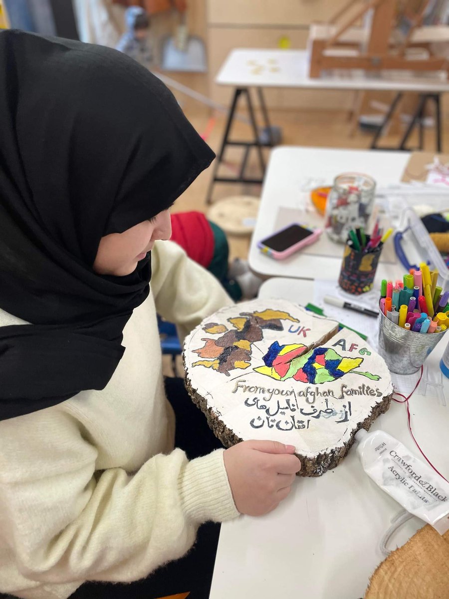 Moved by the beautiful words from Muzhda NuriStani, a resilient soul we met in 2021 after their evacuation by British Forces. Witnessing their journey and settlement in the UK is truly heartwarming. #OpPitting #UKArmedForces #Afghanistan Please share across your networks.