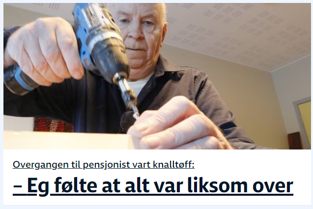 VidarThK's tweet image. Er me så institusjonaliserte at verda rasar under når ein får ordna tida og dagane slik ein vil?
#Pensjon #fritid #reise #natur