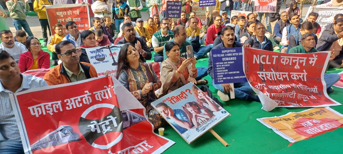<a href="/HardeepSPuri/">Hardeep Singh Puri</a> ji, wish you had paid a visit to Jantar mantar today to listen to the voice of #cheatedhomebuyers of various stuck up housing projects. Two terms as minister of <a href="/MoHUA_India/">Ministry of Housing and Urban Affairs</a> but outcome is a big ZERO. <a href="/narendramodi/">Narendra Modi</a> <a href="/AmitShah/">Amit Shah</a> <a href="/BJP4India/">BJP</a> <a href="/JPNadda/">Jagat Prakash Nadda</a> <a href="/RSSorg/">RSS</a> <a href="/ANI/">ANI</a> <a href="/PTI/">PTI</a>
