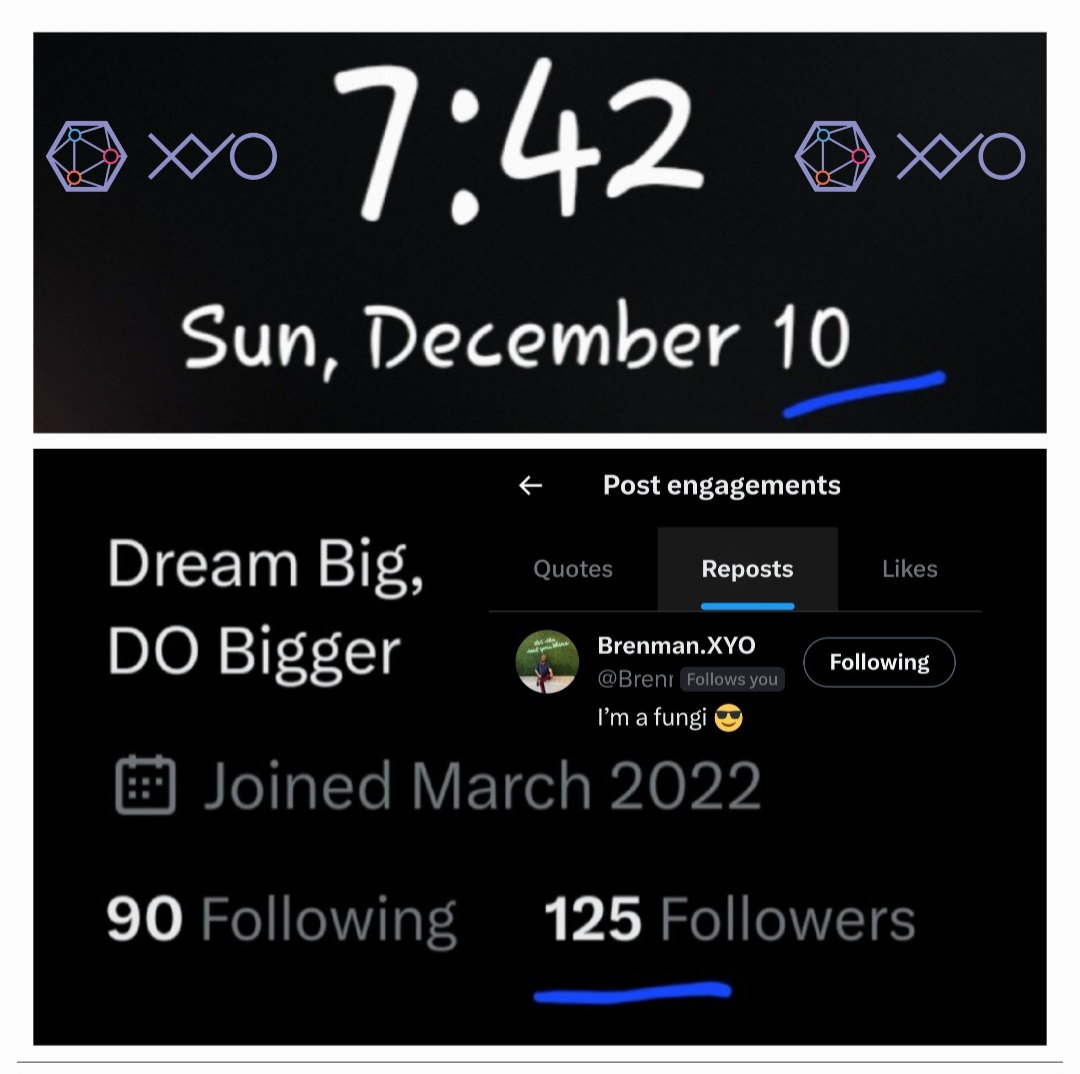 LarssonKeith's tweet image. OKAY #XYO FANS!

I expect nothing but a little bit of fun!

Start with 100 $XYO

Followers divided by day of month, for the multiplier. (125/10) 12.5

100 × 12.5 = 1,250 $XYO

Choose the winner based off of:

Follow me
Like this
Repost this

🎉 @Brenman8Scott 🎉

Repeat tomorrow!