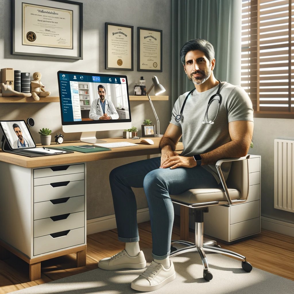 harisquote's tweet photo. Telemedicine isn't just convenient for patients; it's a game-changer in reducing physician burnout by offering more flexible schedules and reducing physical clinic pressures. #Telehealth #PhysicianWellness https://t.co/LBCQvyuega