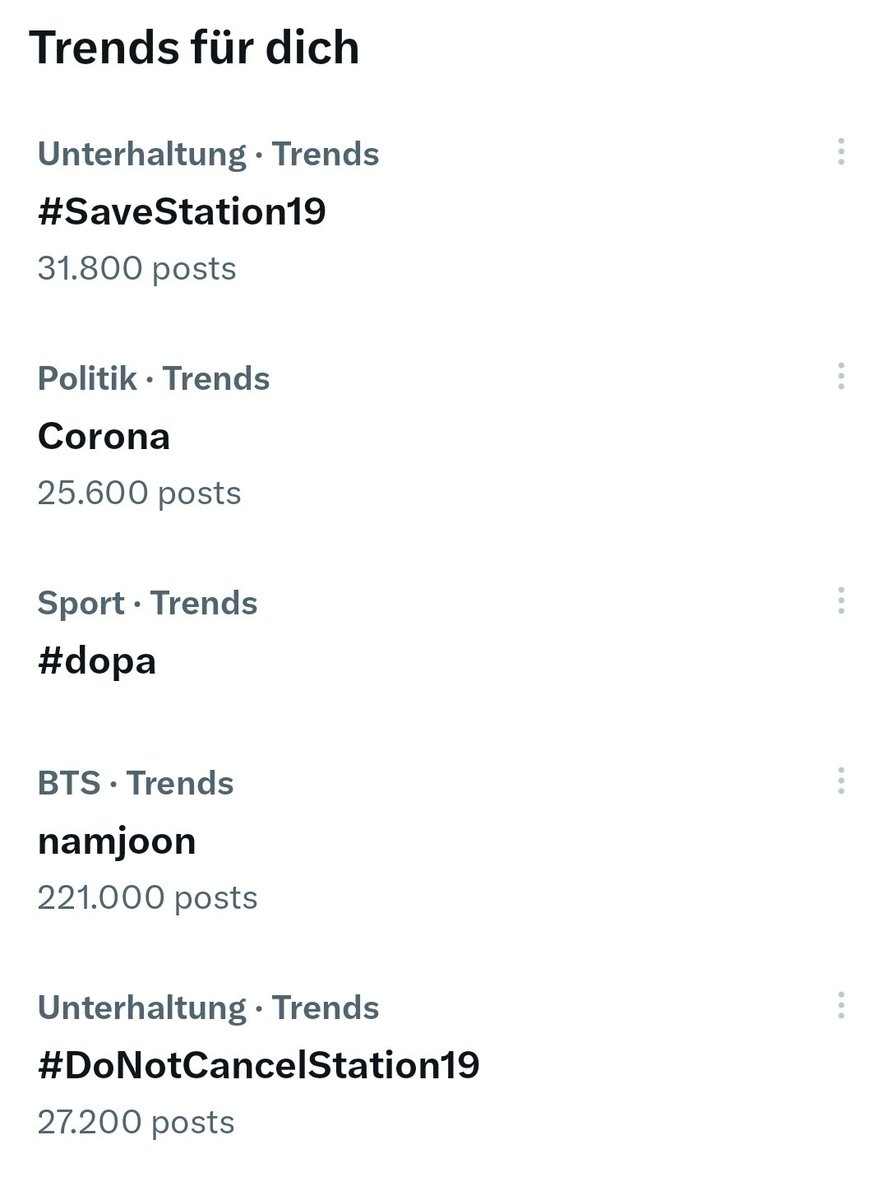 Even in Germany Station 19 is trending... I've never seen #upstead or #upsteadforever there... 🙈 #SaveStation19 #DoNotCancelStation19 💪