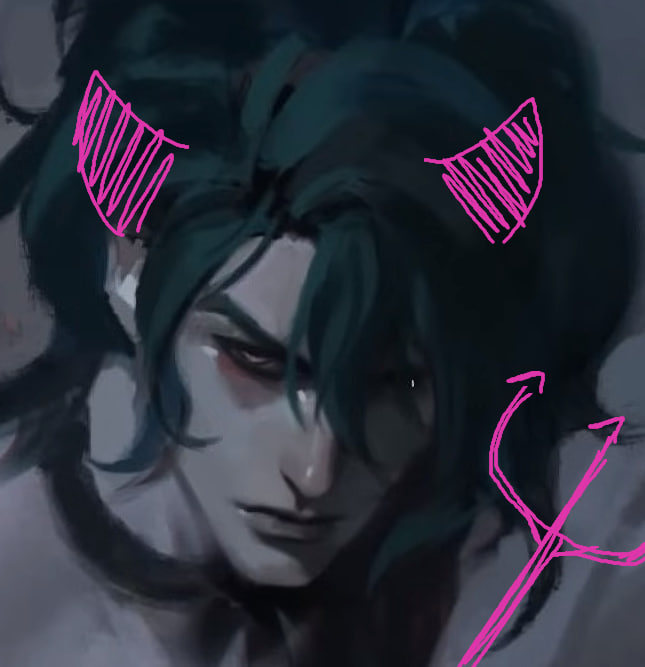 Kaba417's tweet photo. watching Hwei splash art speedpaint and can't stop thinking about that he could look like this https://t.co/prr9ORUfKv