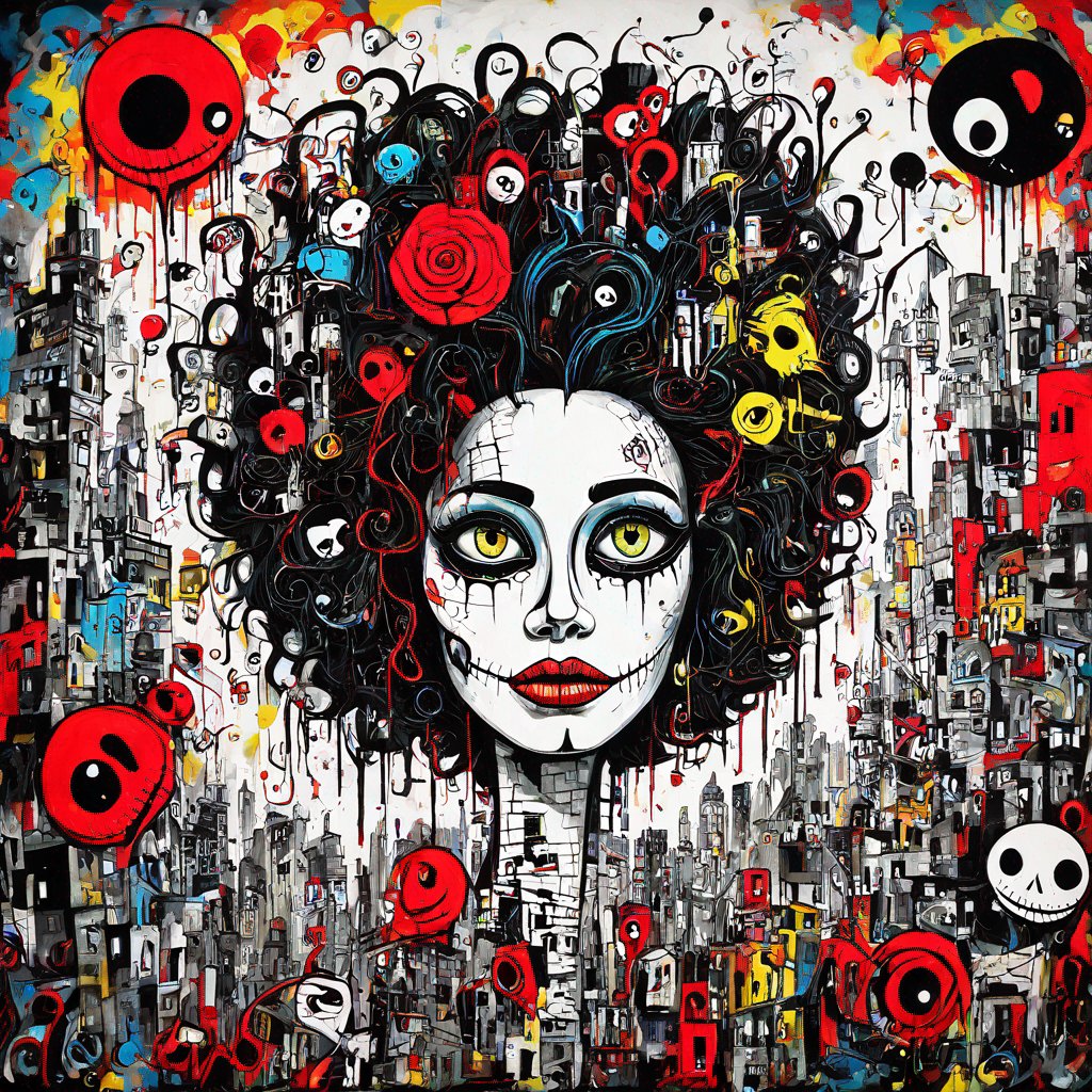 Button_Puppins's tweet photo. Excited to unveil my latest AI creation @generaitiv 🔥This model brings vibrant wall graffiti-style images to life, featuring diverse characters in a realistic cityscape. Prepare to be amazed by the fusion of doodle art and pop art motifs! #GeneraitivTopModel
Link in Alt 👇 https://t.co/wSRlA8U5sx