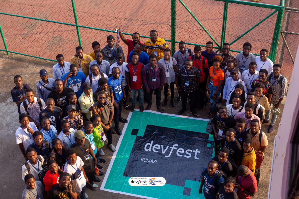 lvlf31's tweet photo. Yesterday's adventure at #devfestkumasi was unforgettable, From insightful discussions to connecting with fellow devs,it was a day filled with enrichment.Cant wait to put the newfound inspiration into action!
@GDG_Kumasi @Joylinton05 @ami_aglago @Aninakwageorge1 @KayTechie https://t.co/EOR3fdHhaP