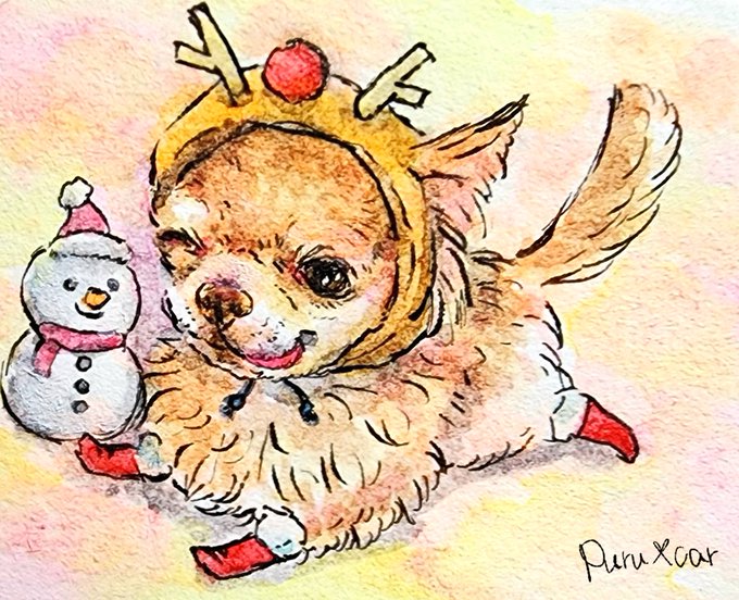 「クリスマス トナカイ」のTwitter画像/イラスト(新着)