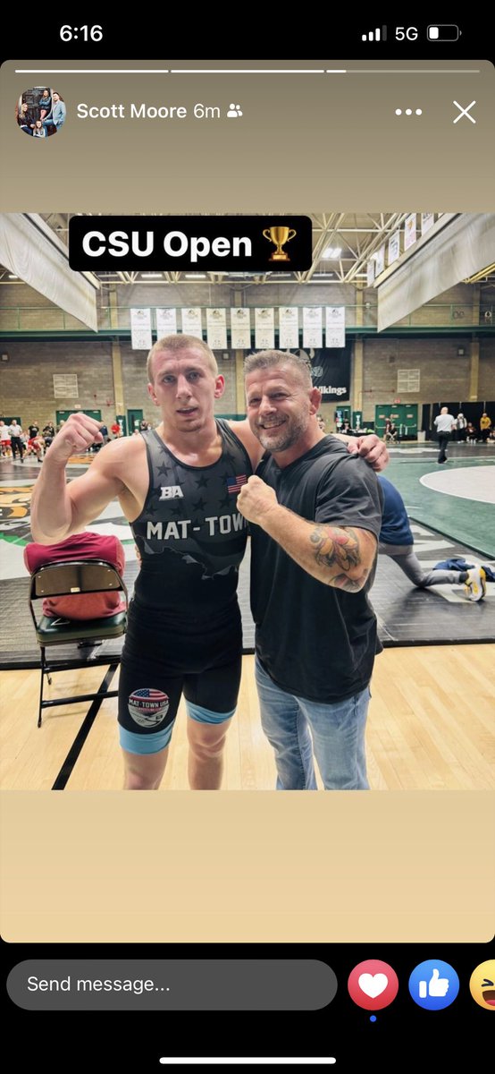 sammiehenson's tweet photo. “Dash” @wyatthenson9 makes it 3 Tournamnet Titles this year at 141lbs Cleveland St Open Champion. Full ⭕️ Scott Moore Head Coach @LockHavenWrstl &amp; Josh Moore Head Coach @CSUWrestling were All Americans for me at Penn State! 

#focusbullieve🐂 #bulltrained #wearetheonepercent https://t.co/kzPOJ74CGu