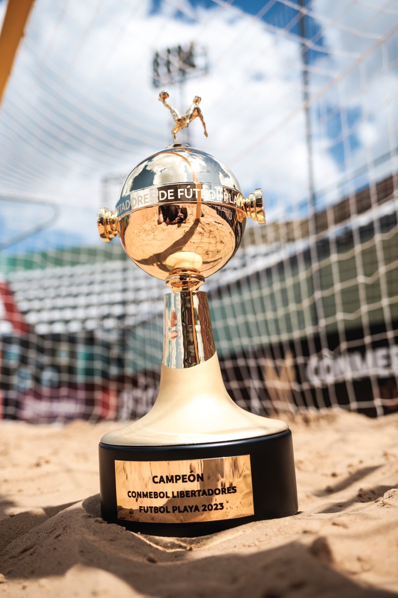 CONMEBOL Libertadores Fútbol Playa (@libertadoresfp) on Twitter photo ¡El trofeo de la CONMEBOL #LibertadoresFP! 🤩🏆
🇵🇾 #SanAntonio 🇵🇾 <a href="/ClubPHayes1907/">Club Presidente Hayes</a> 
¿Quién ganará? 🤔 ¡El trofeo de la CONMEBOL #LibertadoresFP! 🤩🏆
🇵🇾 #SanAntonio 🇵🇾 <a href="/ClubPHayes1907/">Club Presidente Hayes</a> 
¿Quién ganará? 🤔