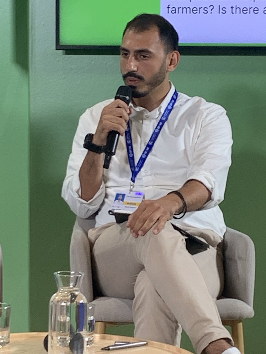 Rayan Kassem, act4foodact4change advocate ⁦@COP28_UAE⁩, on donors dependency in protracted crisis and the therefore need for resilient food systems ⁦@Welthungerhilfe⁩ ⁦@adradeutschland⁩ ⁦@WorldVisionDe⁩