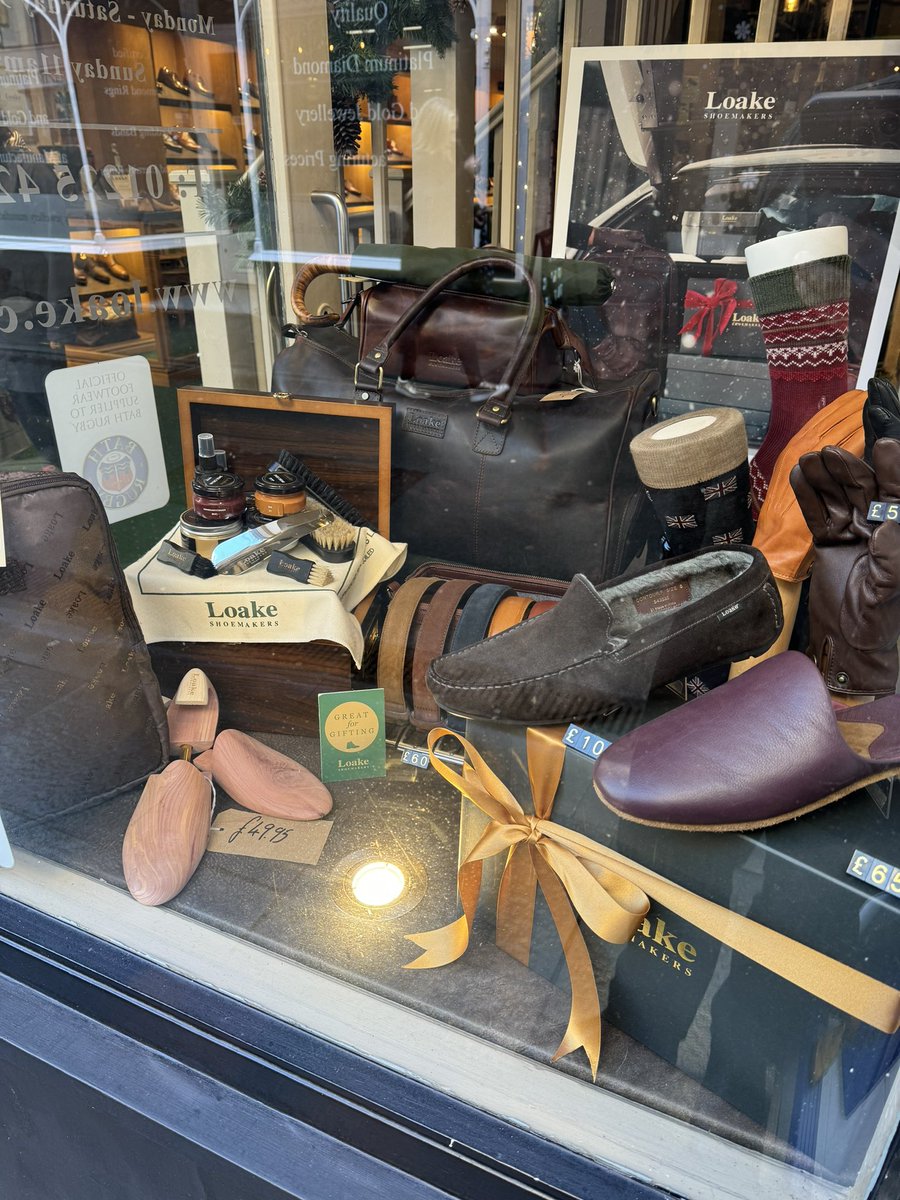 Gift ideas from £15. 

We have a huge array of gifts in-store perfect for the discerning person in your life. 

Pop in and see us over the festive period and let us show you what we have to offer. 👞 💼 🎄 

#morethanashoeshop