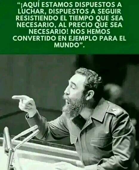 #CubaDenuncia somos libres y soberanos #CubanosConDerecho trabajamos para resolver nuestras dificultades y no permitiremos que nadie interfiera en ello.