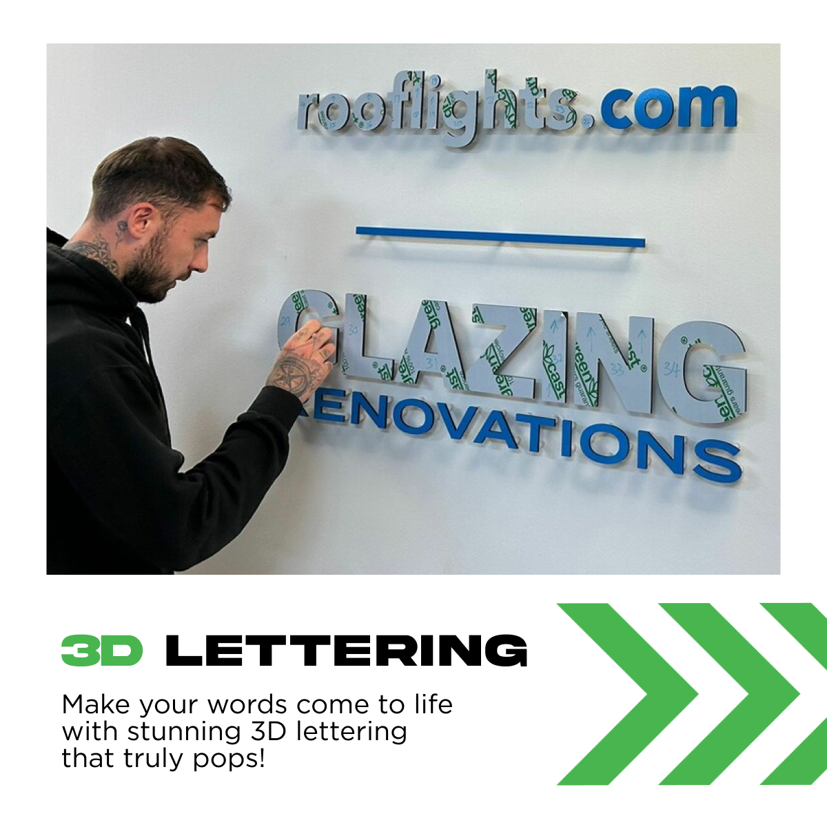 imprint_signs's tweet image. 3D lettering for @GlazingVision 🌟 Choose from acrylic, aluminum, or foam board materials for the perfect 3D letter signage.

#interiorsignage #corporatesignage #businesssignage #norwich #imprint