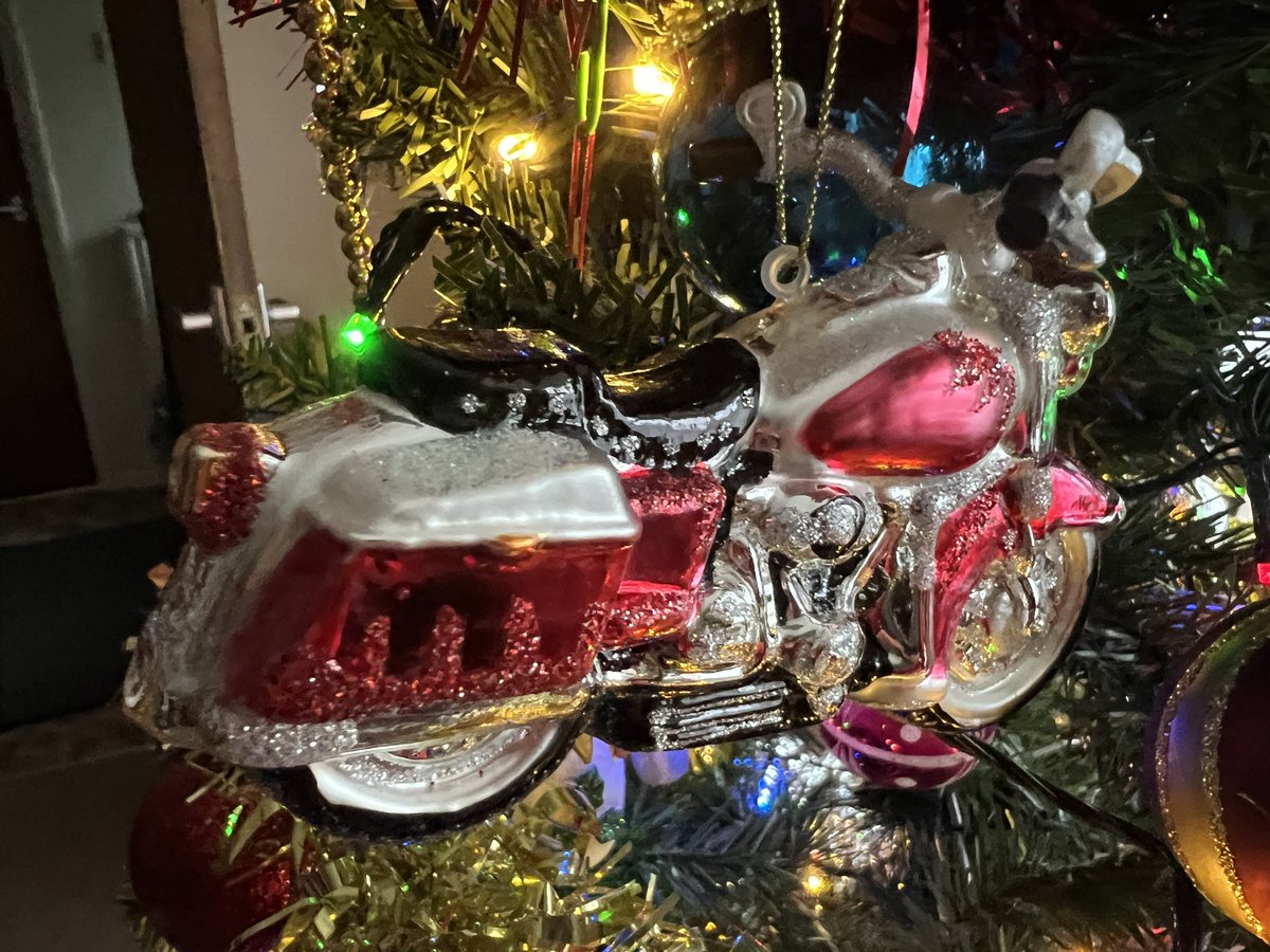 Christmas motorbike deployed this morning.