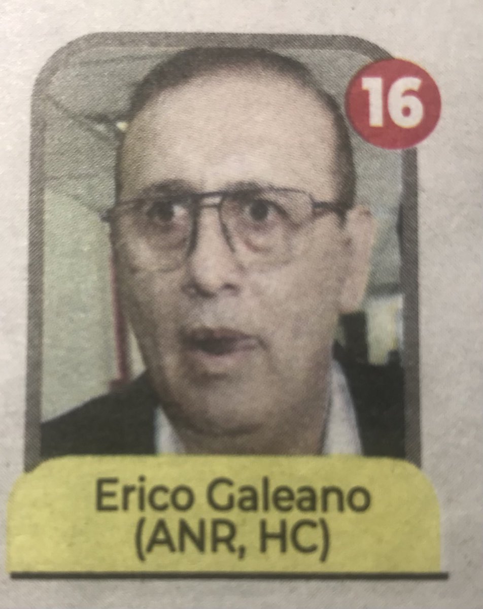 Narcotraficantes, maleantes y procesados por la Justicia como este cara de culo, Erico Galeano, tienen el provilegio de ser los verdugos de los jubilados chipá dple el culo al todopoderoso doctador supremo de facto Horacio Cartes.