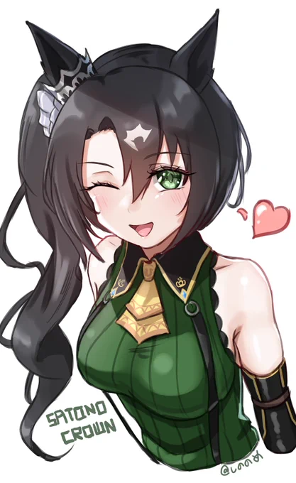 おはようございます、昨夜の2ドロです!クラちゃん祈願!#ウマ娘 #サトノクラウン 