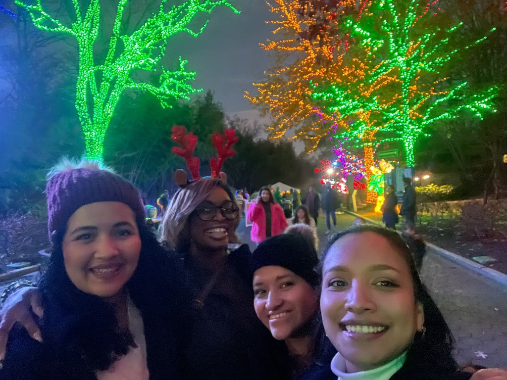 MrsFelicia_Ham's tweet photo. We ushered in the holidays with our wonderful Ambassador Teachers at #ZooLights! What a wonderful time of the year! #GlobalLearning #DEI #WinterSocial @ParticipateLrng @FCPSHR_TAMNews @FCPSR2 @FCPSR3 @CameronElem https://t.co/q54JzWlx58