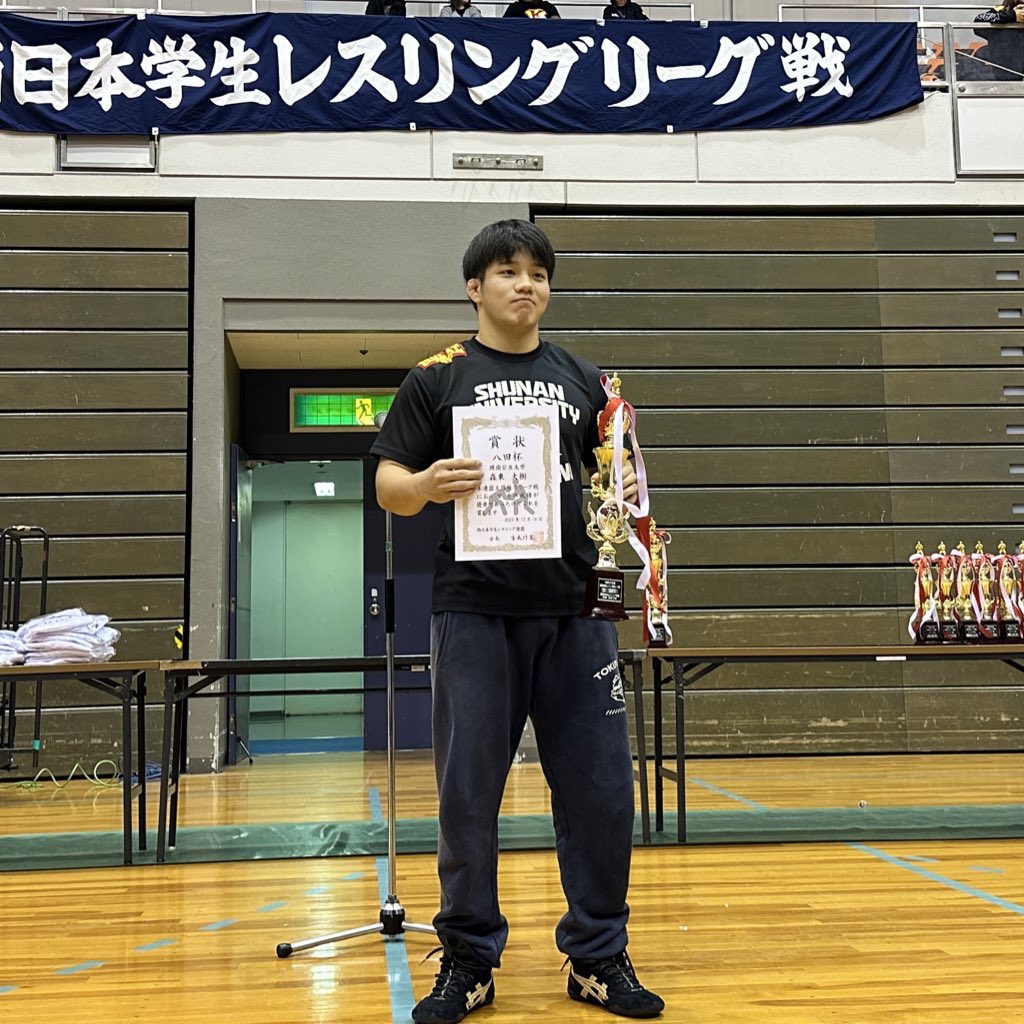 wjcwl's tweet photo. 八田杯（Ⅰ部最優秀選手）
🏅【森東 大樹選手】周南公立大学

小田原杯（Ⅱ部最優秀選手）
🏅【升田 康太選手】帝塚山大学

松井杯（Ⅰ部敢闘賞）
🏅【河村 政栄選手】近畿大学

↓↓↓ https://t.co/AJ92WPt4If