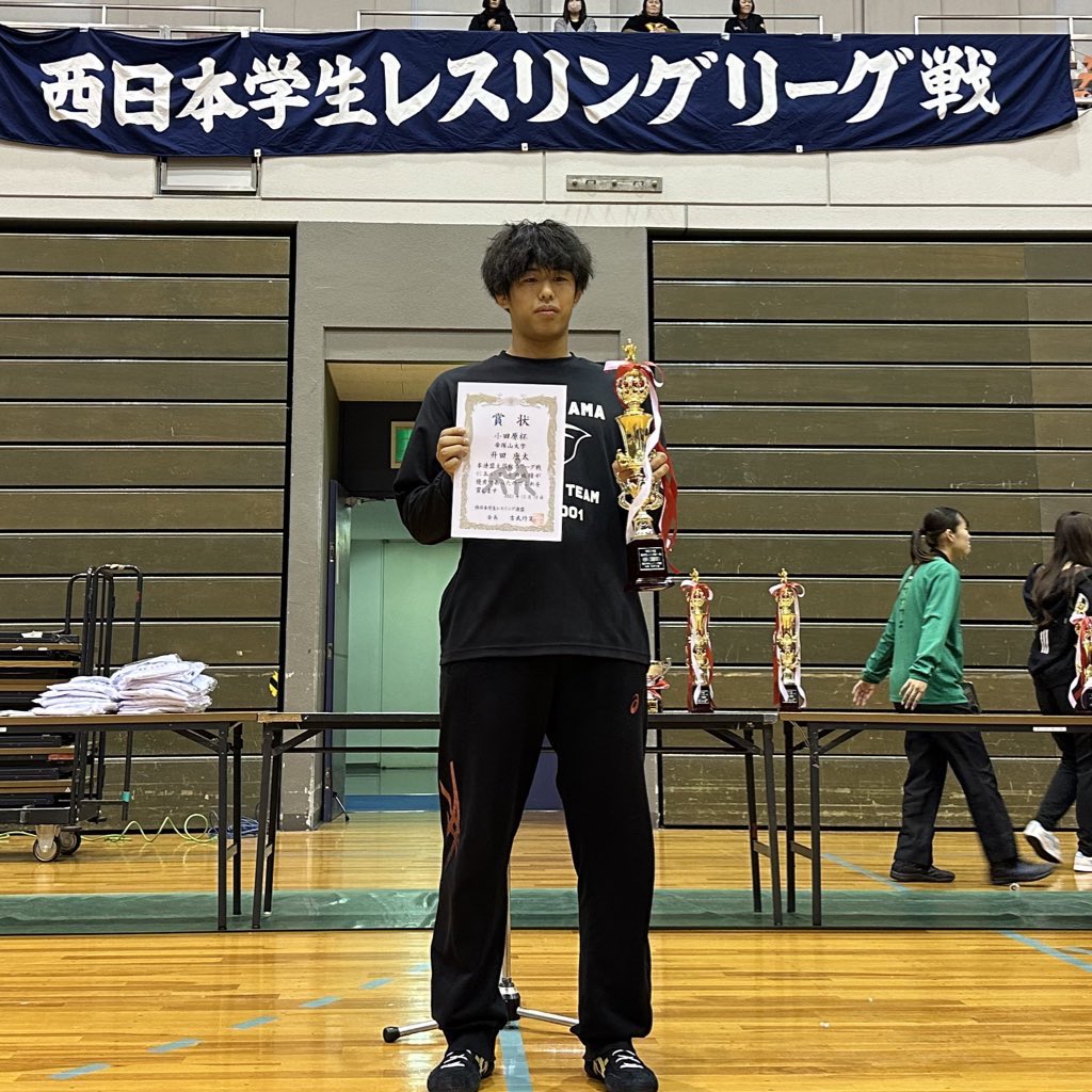 wjcwl's tweet photo. 八田杯（Ⅰ部最優秀選手）
🏅【森東 大樹選手】周南公立大学

小田原杯（Ⅱ部最優秀選手）
🏅【升田 康太選手】帝塚山大学

松井杯（Ⅰ部敢闘賞）
🏅【河村 政栄選手】近畿大学

↓↓↓ https://t.co/AJ92WPt4If