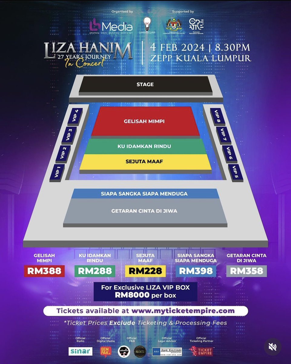 Jom kita support concert Queen Liza Hanim next year!

This is her first solo concert after 27 years

myticketempire.com/lizahanim27yea…

#GV10 #GegarVaganza2023