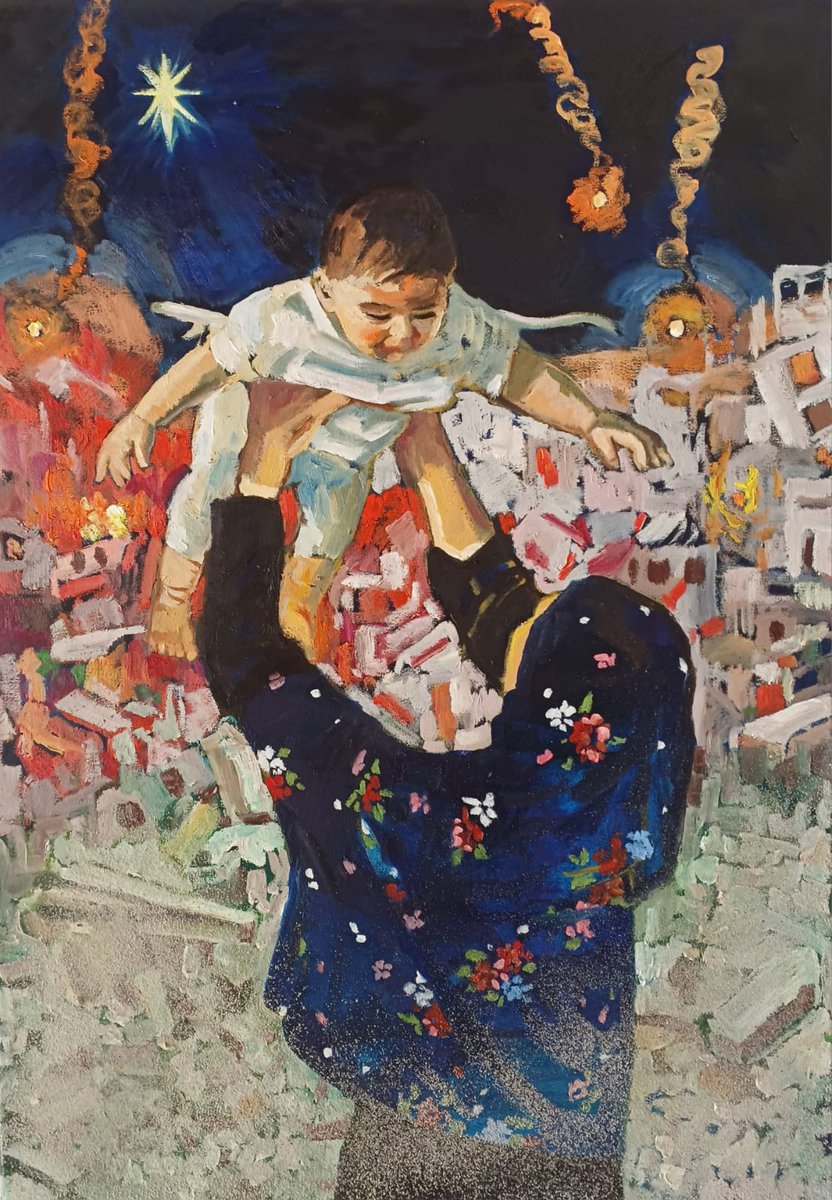 san_bitt's tweet photo. Artista e teólogo Roberto Ploeg assina a curadoria da coletiva 'Esperançar - Presépios na pintura contemporânea' , com leituras pessoais do nascimento de Jesus. Em cartaz no Convento São Francisco de Olinda até 31 de janeiro de 2024. 
Confira o papo em https://t.co/8ZRvDostRI https://t.co/JOsdlOsdXC