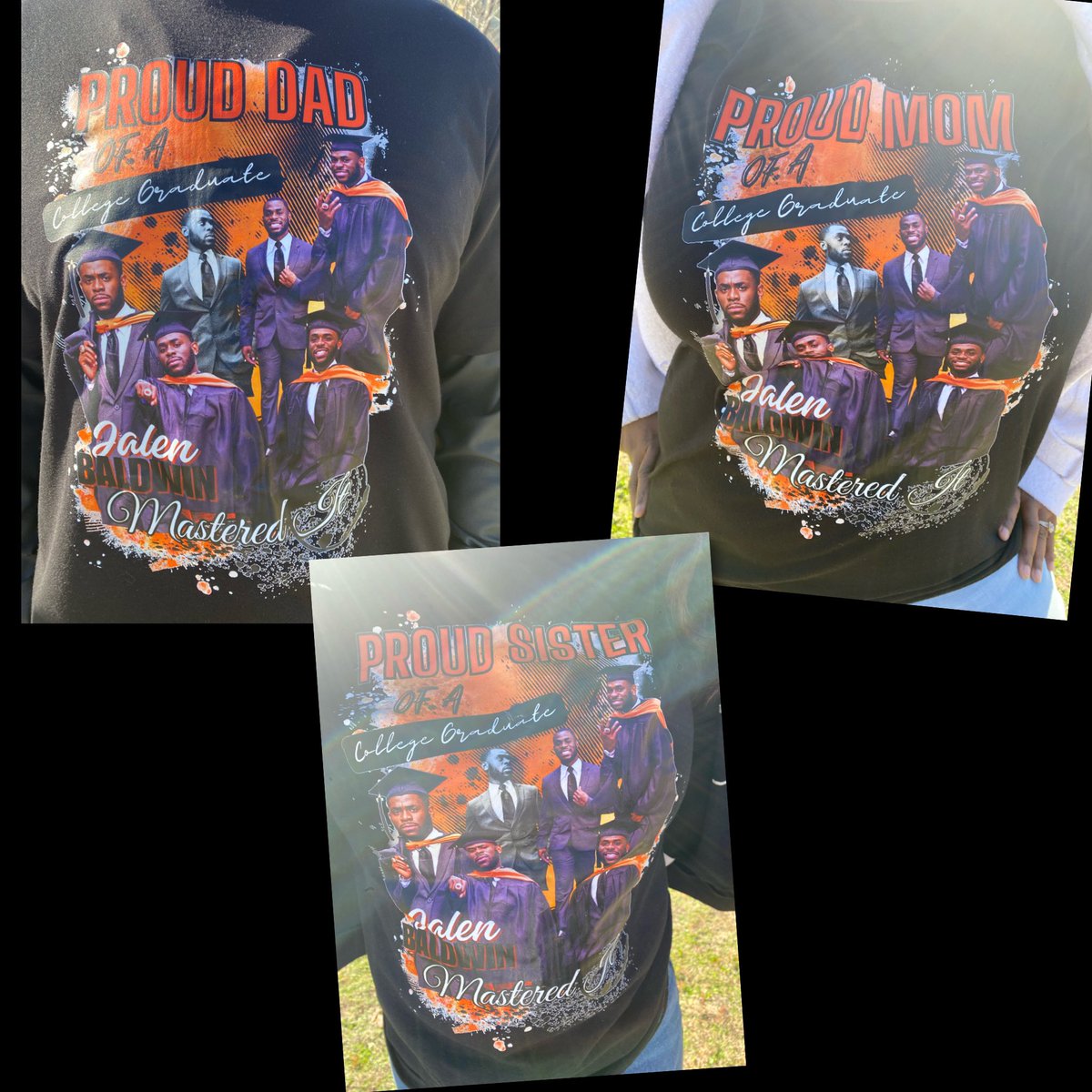 DrTrennRussell's tweet photo. Words can’t even express how proud I am of my son @therealJbal. He graduated yesterday with his masters degree. From @CooperElem to @SISBPatriots to @BaileyMSBucs to @Dekaneywildcat to a bachelors and then a masters degree. Way to do that son! Keep grinding! #JBAL @arussell0808 https://t.co/IlyCdlSyll