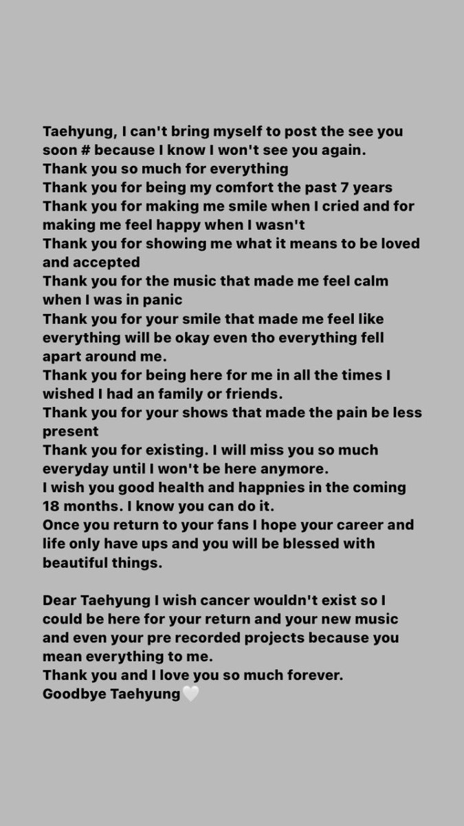 KpopMilitary's tweet photo. Letter from Admin chi🐻 to Taehyung 

I want to share it here because I don't know how to release feelings. https://t.co/CwbFaBRQCk
