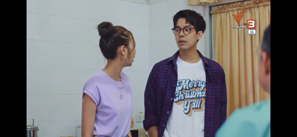 _CIELONUNA_'s tweet image. #สวัสดีความสุขEP9 #HelloHappy 
#TaeDarvid 💙
拥有新色系的格子了💜