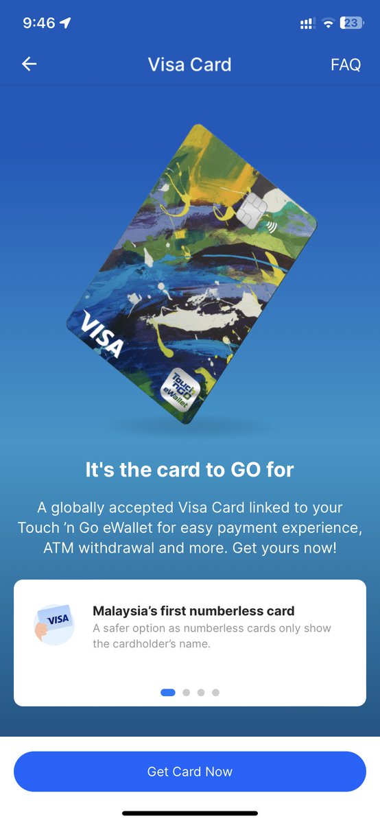 Anyone pernah request this Visa card from tng? Dia macam bigpay la kan means boleh pakai kat luar negara.