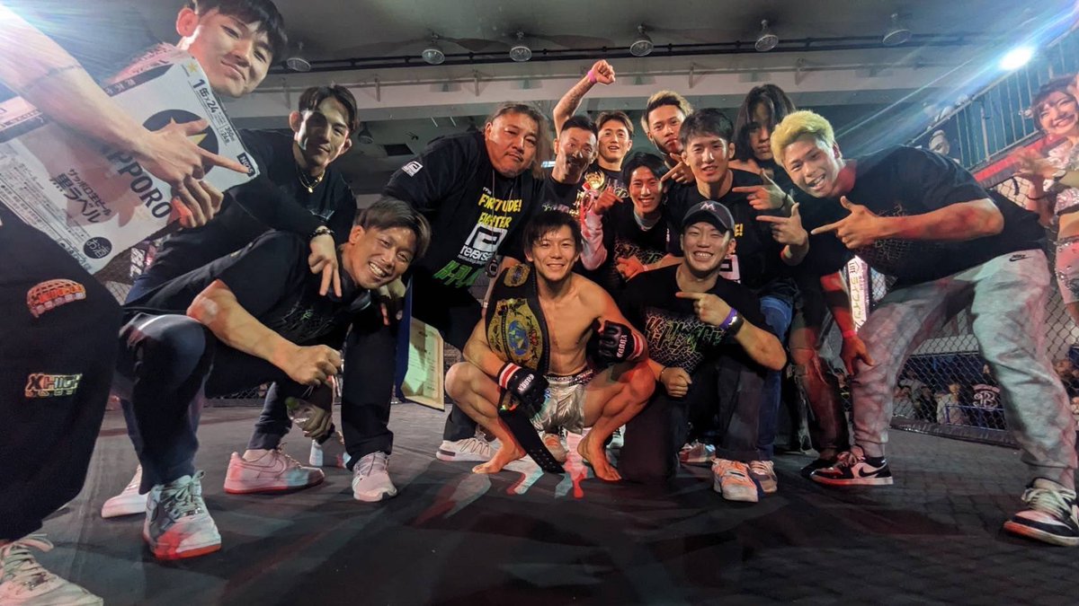 ogi_kp0803's tweet photo. 2Rバックチョークで一本勝ち。
Fighting NEXUSフライ級チャンピオンになりました👑
関わっていただいた全���の皆様、ありがとうございました。
ここから未来を切り開きます‼️
@FightingNexus https://t.co/MBzMnggPeJ