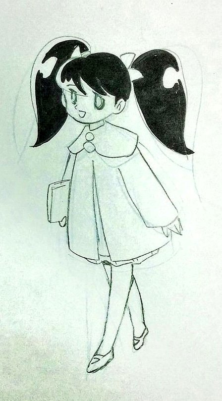 手塚治虫1960 「エンゼルの丘」より 主人公ルーナ姫のクラスメイトの