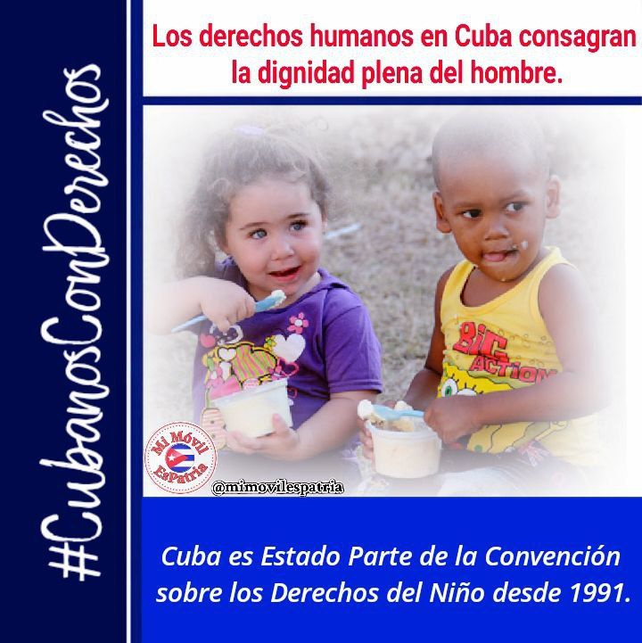 Hoy 10 de diciembre celebramos el Día de los Derechos Humanos y desde #Cuba ratificamos que somos #CubanosConDerechos.