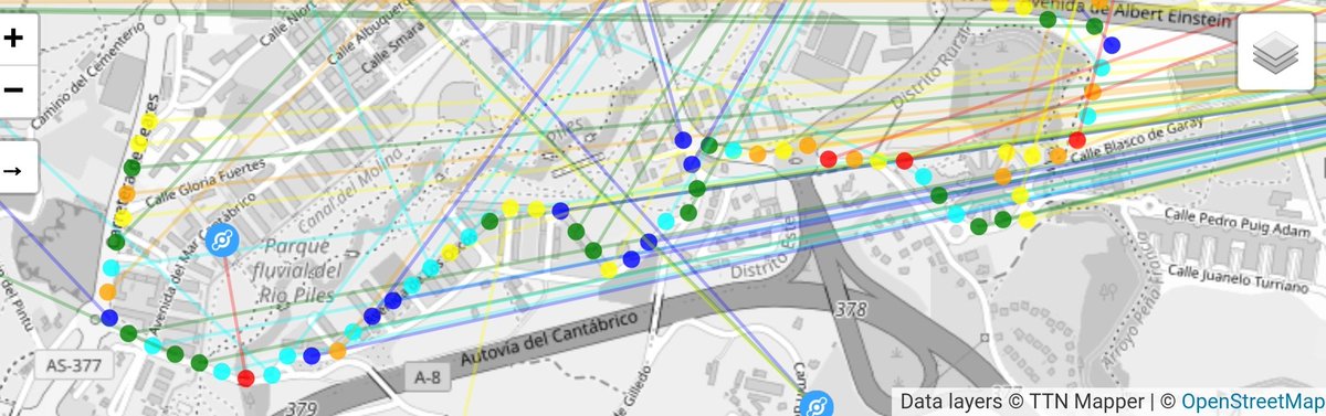 AlexCorvis84's tweet photo. When you go for a walk with your baby pushchair carrying your @helium Mappers 🗺️

Just...beautiful to check such coverage @HeliumMapping 

T-Beam &amp; @seeedstudio @sensecapmx T-1000 https://t.co/ybBCHwsaQ6