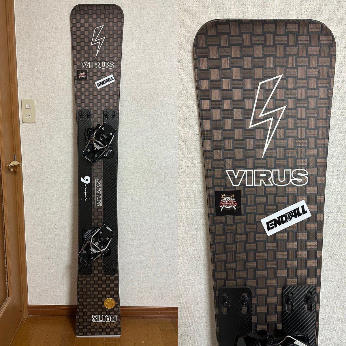 bombercarver's tweet photo. Todayβs afternoon, Edge tuned, waxing and setup to new VIRUS SL WORLD CUP RACE-LAB ZYLON2 166.
#virussnowboard #zylon2 #9nineplate #alcbinding #endall #hellhound #getinfected #wearecarving https://t.co/rilV4H6YcO