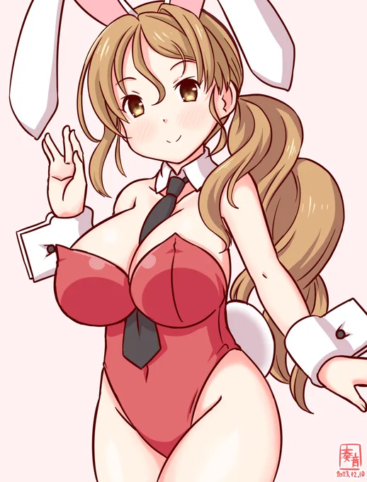 「御一緒にいかがですか? とっておきのワインもお持ちしますね、うふふっ」#艦これ版真剣お絵描き60分一本勝負_20231210#リットリオ 