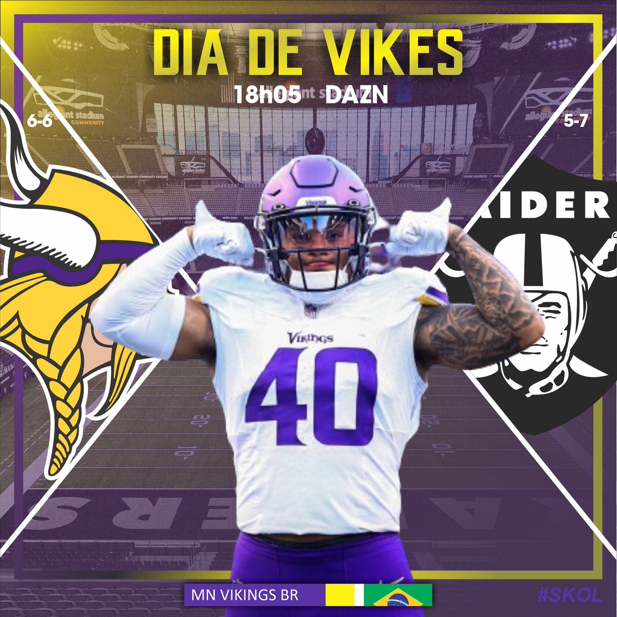 MN_Vikings_Br's tweet photo. ESQUEÇA TUDO, HOJE TEM VIIKINGGSSS!!!

\o/ SKOL /o\
\o/ SKOL /o\
\o/ SKOL /o\

LEEESSSGOOOO!!!!!

#Skol    #Vikings #MINvsLV
@IVANPACESR1 #IvanPaceJr https://t.co/9FEdnGJNlG